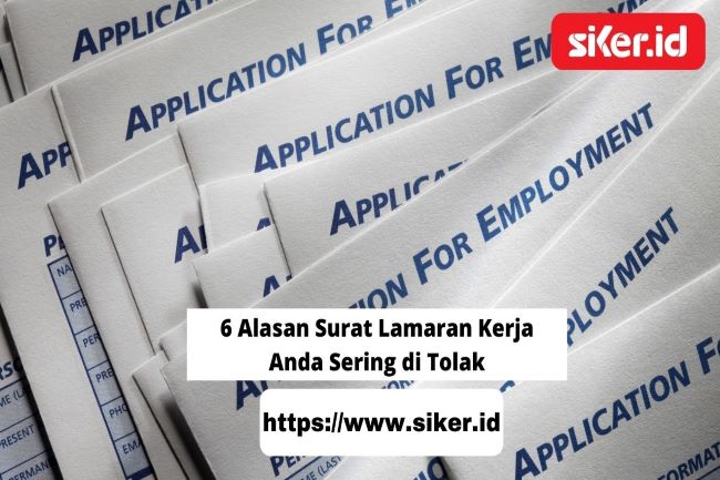 6 Alasan Mengapa Surat Lamaran Kerja Sering Ditolak Artikel 1709