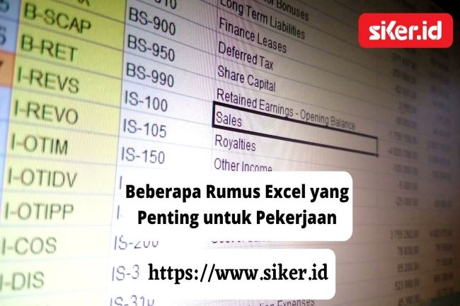 Beberapa Rumus Excel Untuk Pekerjaan Artikel 3312