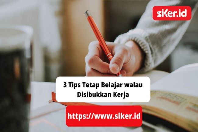 3 Tips Tetap Belajar Walau Disibukkan Kerja | Artikel